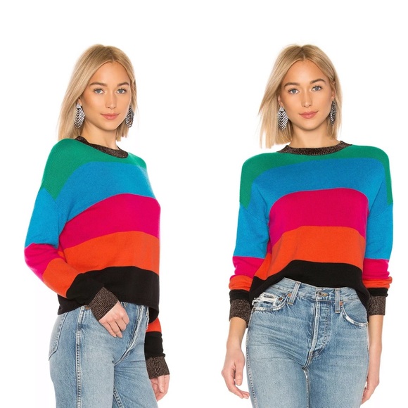 Pam & Gella Wool & Cashmere Lambswool Viscose Blend Sweater Top Sz M - Picture 6 of 8